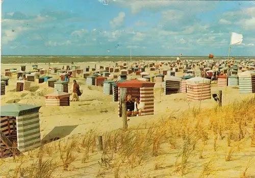 Nordseebad Baltrum, Strand glum 1970? G4078