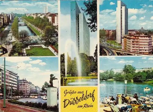 Düsseldorf, Mehrbildkarte gl1977 G1519