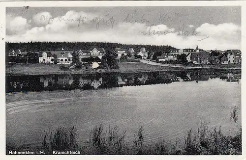 Hahnenklee, Oberharz, Kranichteich gl1942 G2173