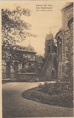 Goslar, Harz, Alte Stadtmauer ngl G2182