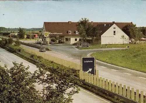 Leipheim a.D., Autobahn-Rasthaus und Motel gl1983 G4144