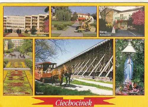 PL Ciechocinek, Mehrbildkarte glum 1980? G1015