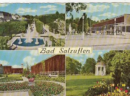 Bad Salzuflen, Mehrbildkarte glum 1960? G1032