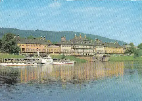 Schloß Pillnitz bei Dresden, Elbansicht gl1972? G4185