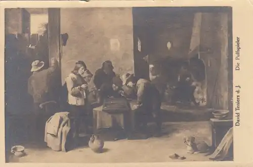 DAVID TENIERS d.J. Die Puffspieler ngl G4205