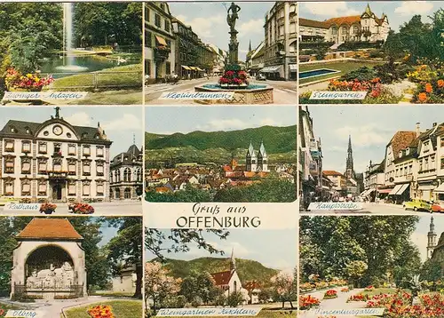 Offenburg, Schwarzwald Mehrbildkarte ngl G4235