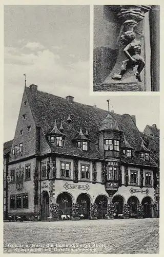 Goslar, Harz, Kaiserworth mit Dukatenmännchen ngl F9870