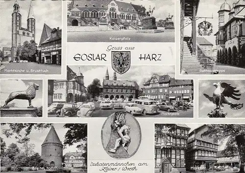 Goslar, Harz, Mehrbildkarte ngl G2337