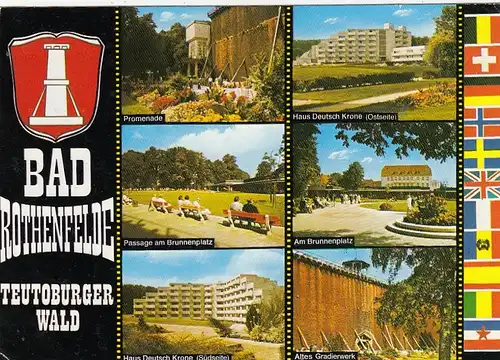 Bad Rothenfelde, Teutoburger Wald, Mehrbildkarte gl1973? G0716