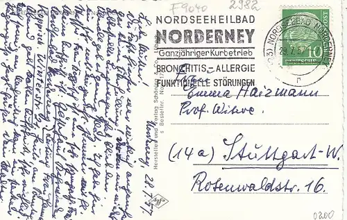 Nordseebad Norderney, Nordstrand gl1957 F9040