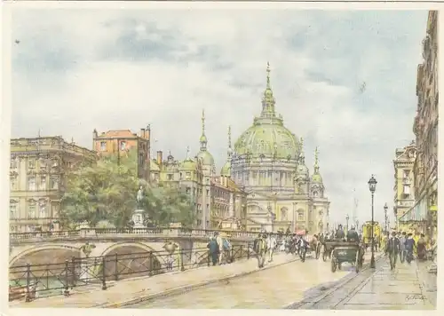 Berlin, Dom und Kurfürstenbrücke ngl G0721