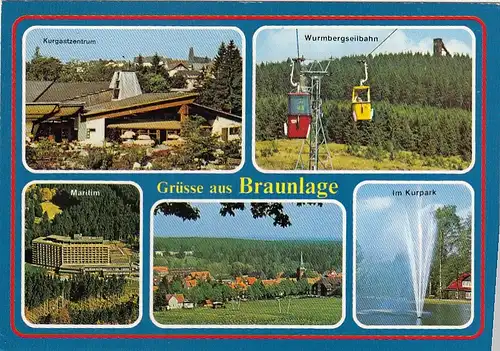 Braunlage/Oberharz, Mehrbildkarte gl1989 G2383R