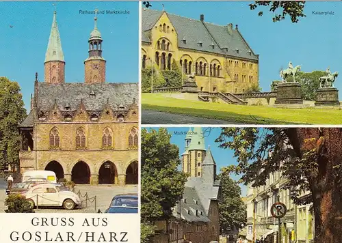 Goslar, Harz, Mehrbildkarte ngl G2393