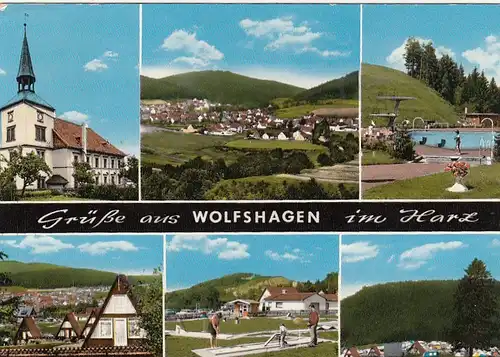 Wolfshagen, Oberharz, Mehrbildkarte ngl G2423
