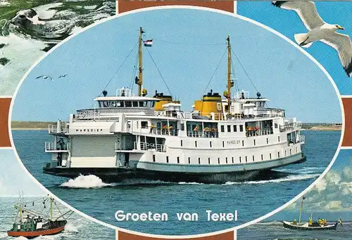 Groeten van Texel, Mehrbildkarte ngl G0806