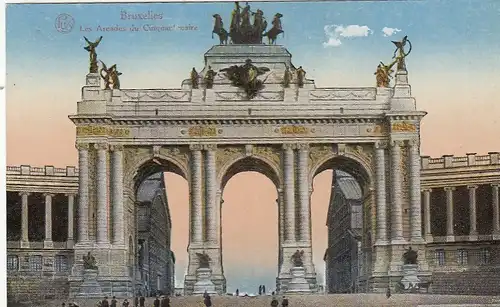 Bruxelles, Les Arcades du Cinquantenaire ngl F9110