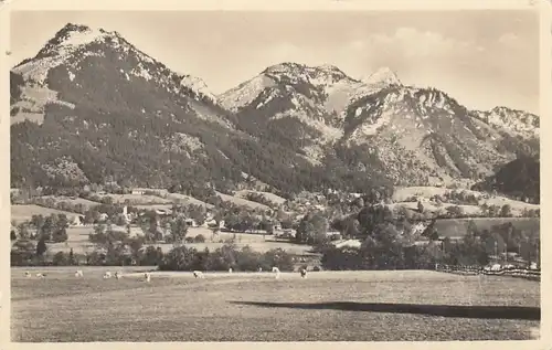 Birkenstein b. Fischbachau mit Wendel- u.Breitenstein gl1937 F9966