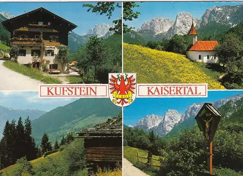 Kufstein, Kaisertal, Tirol, Mehrbildkarte gl1987 G4591