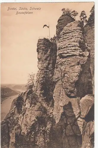 Basteifelsen, Sächs.Schweiz ngl G1782