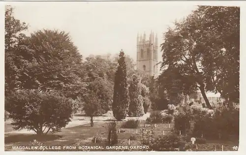 Oxford, Magdalen College from Botanical Gardens ngl F9146