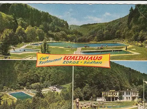 Zorge, Südharz, Café-Restaurant Waldhaus gl1983 G2574
