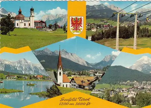 Seefeld, Tirol, Mehrbildkarte glum 1970? G4416