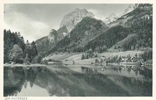 Hintersee mit den Mühlsturzhörnern ngl F9998