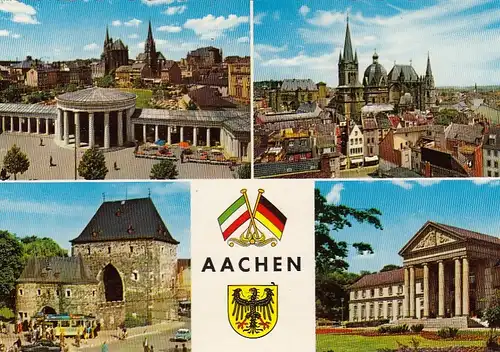 Aachen, Mehrbildkarte ngl G1275