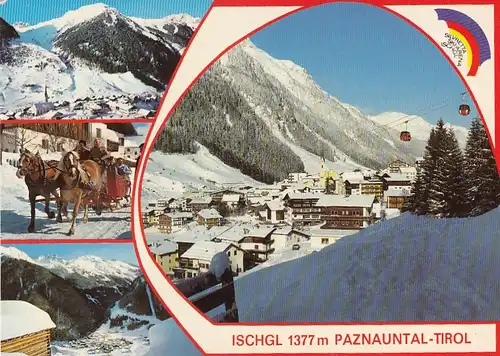 Ischgl im Paznauntal, Tirol, Mehrbildkarte gl1984 G4426