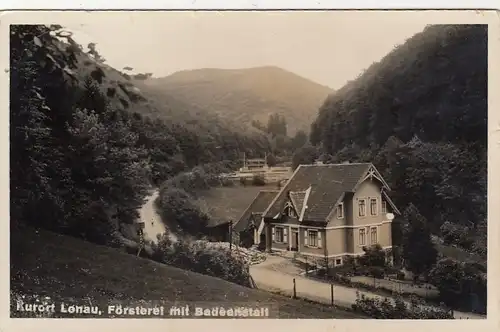 Bad Lonau, Harz, Försterei mit Badeanstalt gl1939 G2552
