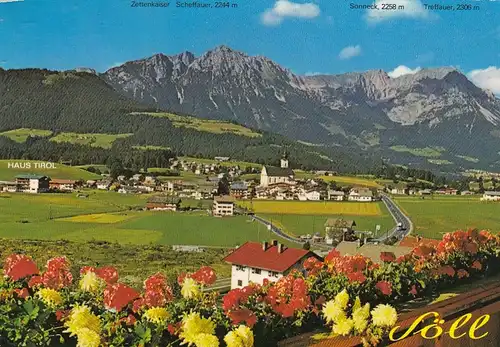 Söll am Wilden Kaiser, Tirol, Panorama gl1979? G4436