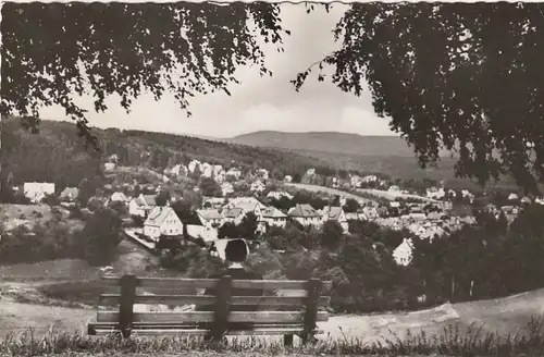 Bad Sachsa, Südharz, Gesamtansicht glum 1950? G2572