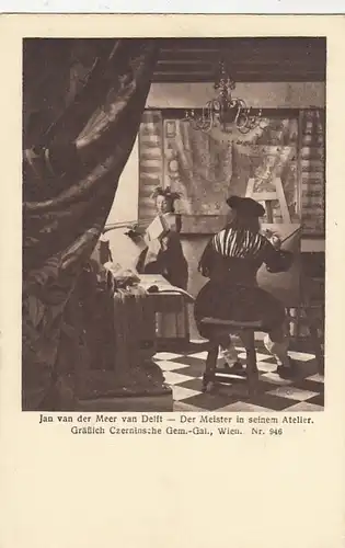 Jan van der Meer van Delft. Der Meister in seinem Atelier ngl F9239