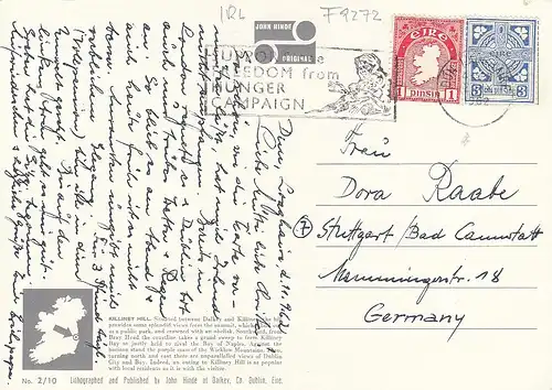 Killiney Bay, Bray Head, and the Wicklow Mountains gl1962 F9272