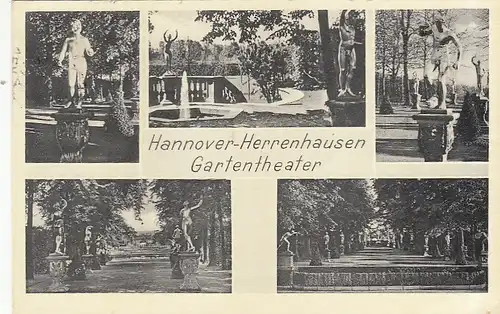 Hannover, Gartentheater, Mehrbildkarte ngl G2820
