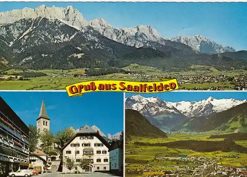 Saalfelden am Steinernen Meer, Mehrbildkarte ngl G4546