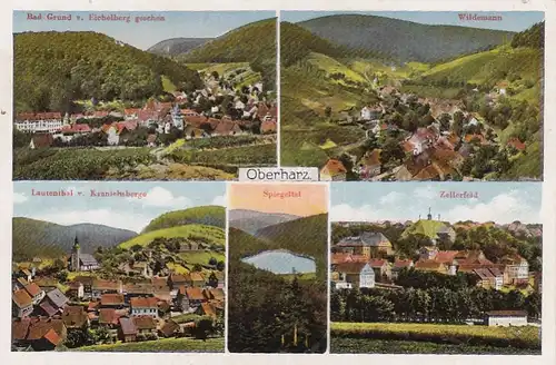 Oberharz, Mehrbildkarte ngl G2033