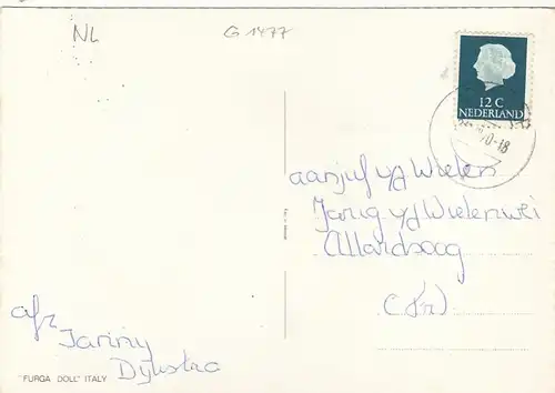 Prettige Kerstdagen en Gelukkig Nieuwjaar gl1970 G1477