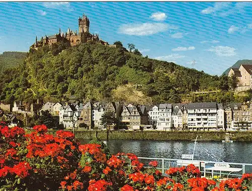 Cochem a.d. Mosel, Blick zur Burg Cochem gl1991 G1057