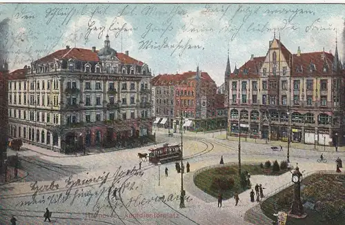 Hannover, Aegidienplatz, Litho gl1908 G2800