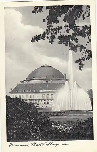 Hannover, Stadthallengarten gl1954 G2818