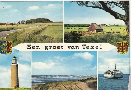 Groeten van Texel, Mehrbildkarte ngl G1100