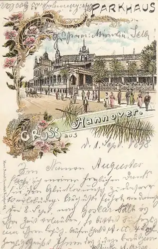 Hannover, Tivoli, Litho gl1898 G2826