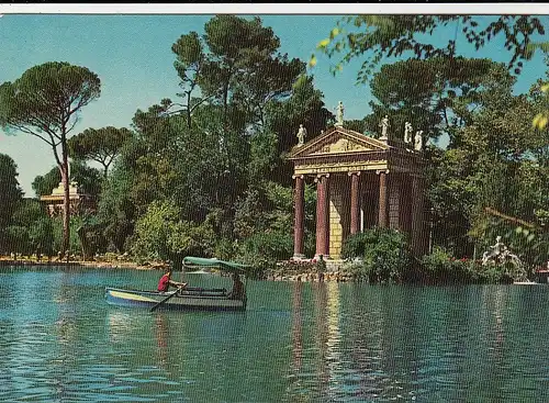 Roma, Villa Borghese, il laghetto ngl G1119