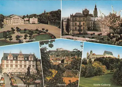 Coburg, Mehrbildkarte ngl G1551
