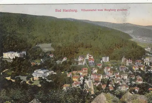 Bad Harzburg, Villenviertel vom Bergberg gesehen ngl G2125
