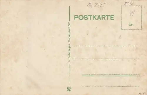 Bad Harzburg, Villenviertel vom Bergberg gesehen ngl G2125