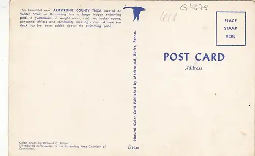Kittaning, Armstrong Cunty YMCA ngl G4679