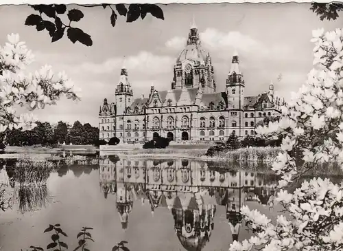 Hannover, Neus Rathaus gl1955 G2981