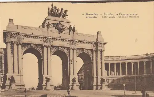 Bruxelles, Arcades du Cinquantenaire ngl F9491